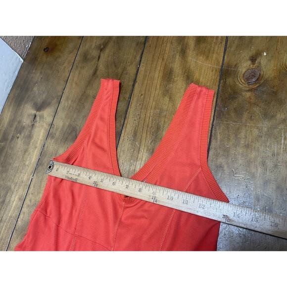 Maeve Anthropologie Burnt Orange High Empire Waist Abroad Godet Dress XS - Picture 6 of 11